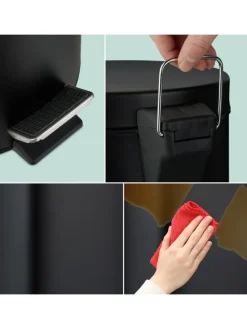 Mülleimer in Schwarz - 20 Liter