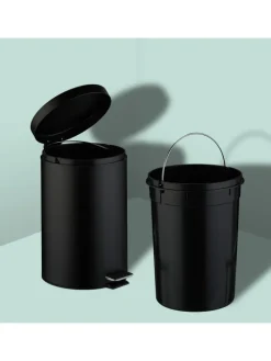 Mülleimer in Schwarz - 20 Liter