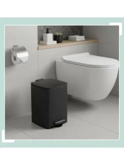 Mülleimer in Schwarz - 20 Liter