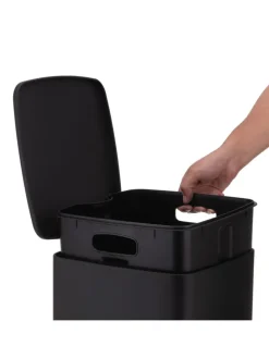 Mülleimer in Schwarz - 20 Liter