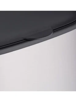 Mülleimer in Silber/ Schwarz - 5 l