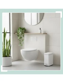 Mülleimer in Weiß - 5 l