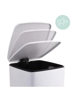 Mülleimer in Weiß - 30 Liter