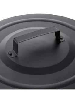 Mülltonne Oskar ZINC in Schwarz