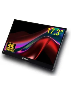 Mobiler 4K Touch-Monitor 17,3" Effizientes Arbeiten in Schwarz