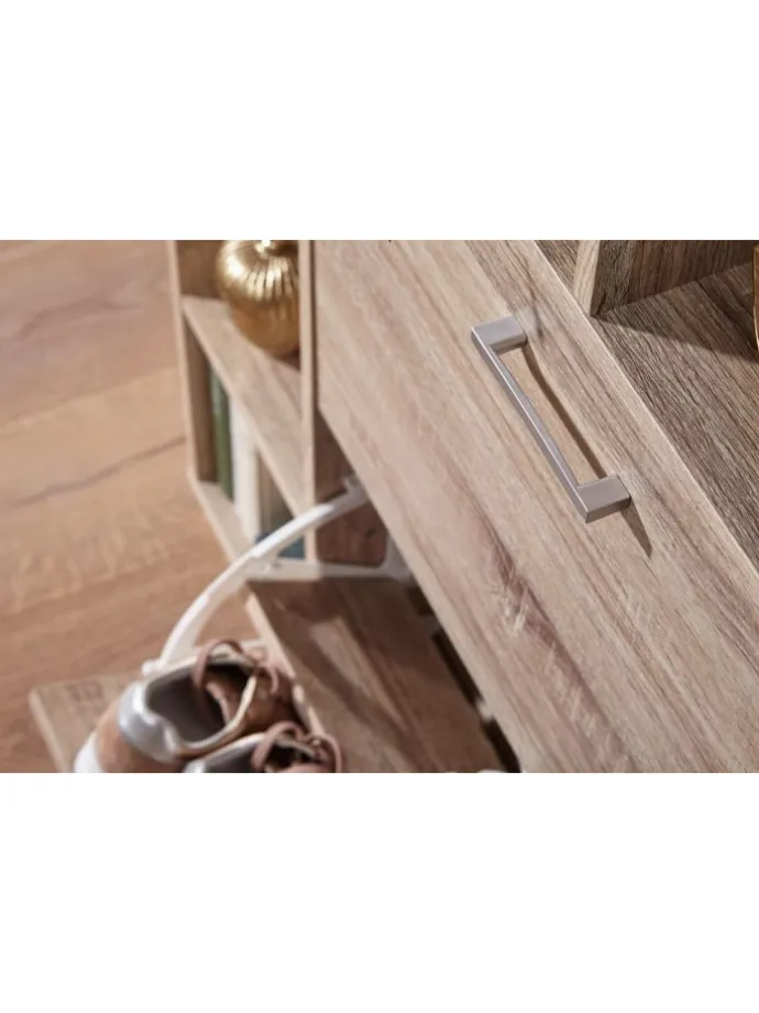 Moderner Schuhkipper MASSA Holz 2 Fächer Eiche 12 Paar Schuhe