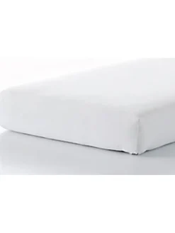 Molton-Matratzenschoner in Weiß