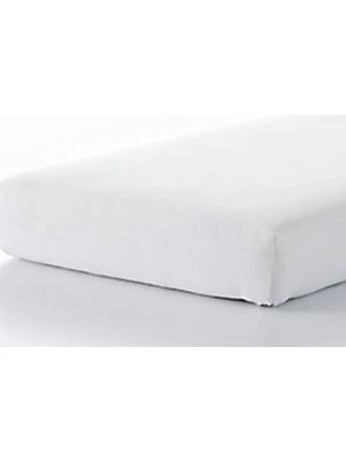 Molton-Matratzenschoner in Weiß