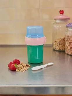 Müslibehälter in Grün/ Rosa - 250 ml