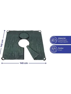 Multi-Plane in Grün - (L)145 x (B)145 cm
