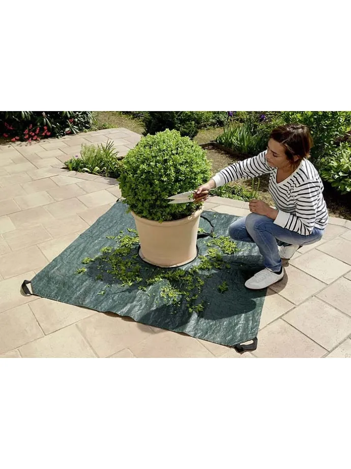 Multi-Plane in Grün - (L)145 x (B)145 cm