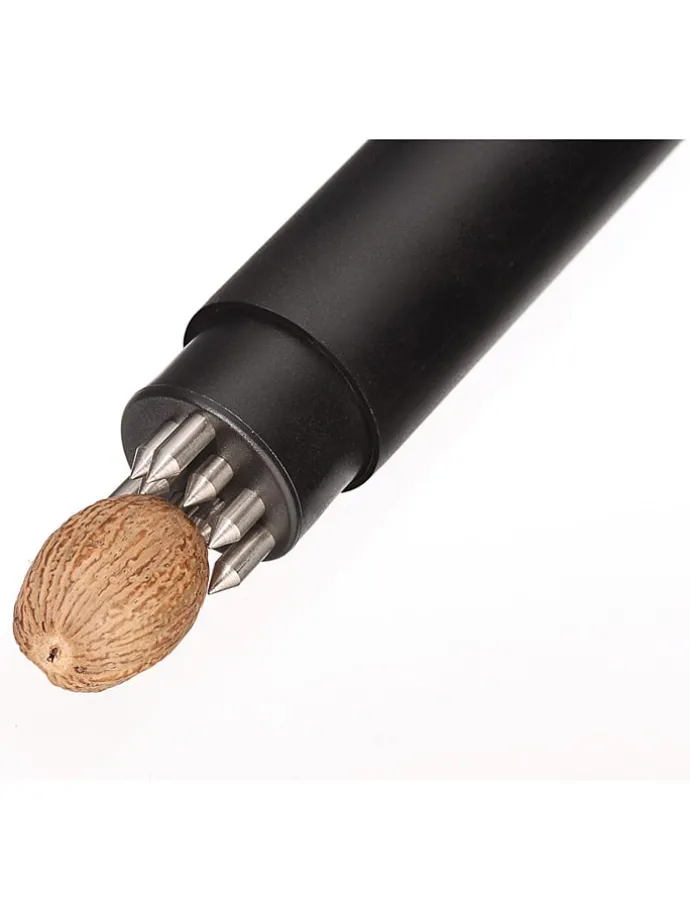 Muskatmühle "Top Tools" in Schwarz - (L)16,5 cm