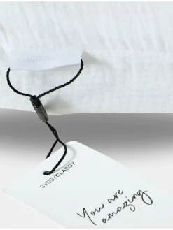 Musselin Bettwäsche in Weiß