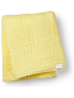 Musselin-Decke in Gelb - (L)120 x (B)120 cm