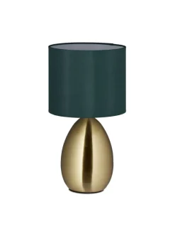 Nachttischlampe Touch in Messing - (H)33,5 cm