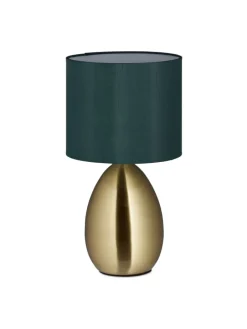 Nachttischlampe Touch in Messing - (H)33,5 cm