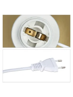 Nachttischlampe Touch in Messing - (H)33,5 cm