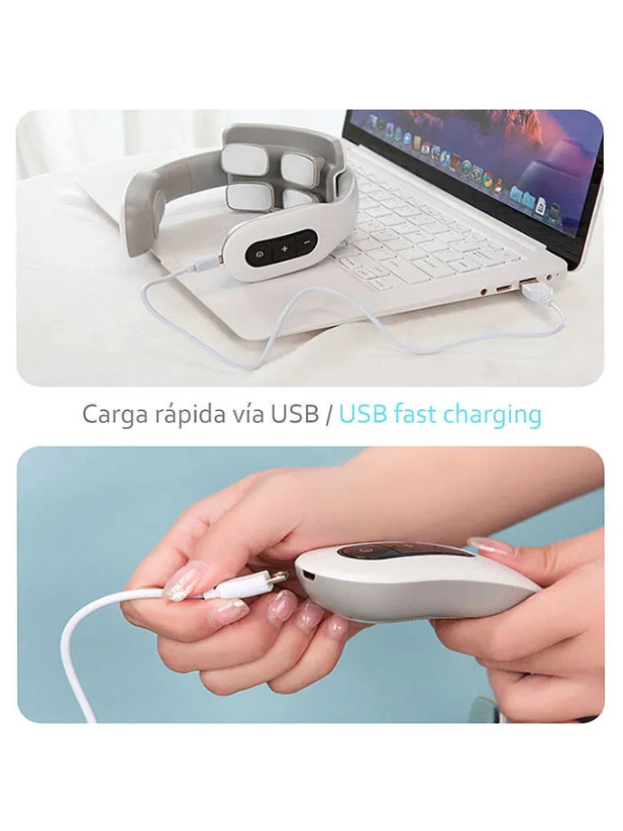 Nackenmassagegerät in Weiß