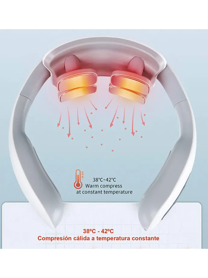 Nackenmassagegerät in Weiß