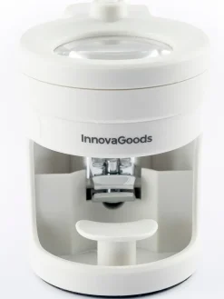 Nagelknipser in Grau/ Weiß - (H)10,5 x Ø 8,2 cm