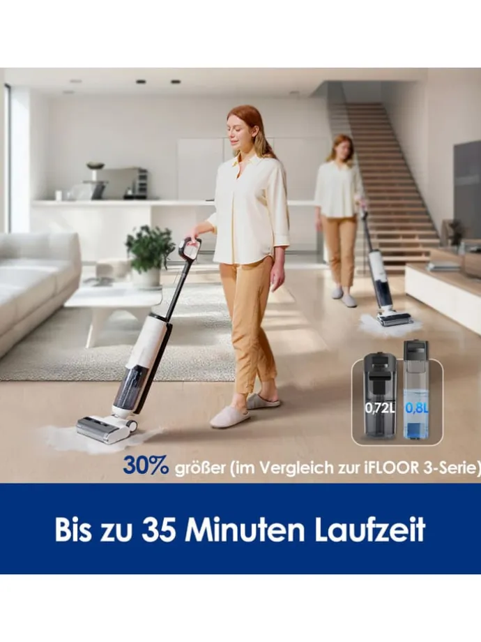 Nass-/Trockensauger iFLOOR 5 in schwarz