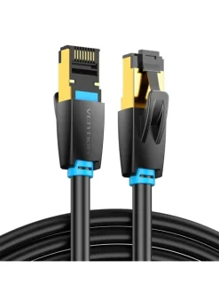 Netzwerkkabel CAT8 SFTP RJ45 Ethernet 40Gbps 8m Schwarz