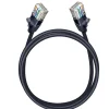 Netzwerkkabel RJ45 LAN-Kabel , UTP, Cat.6a 10m Schwarz
