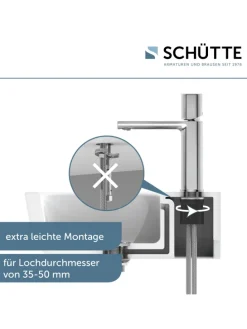 NEW YORK Waschtischarmatur, Chrom