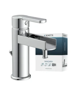 NIAGARA Waschtischarmatur, Chrom, mit Schwallauslauf