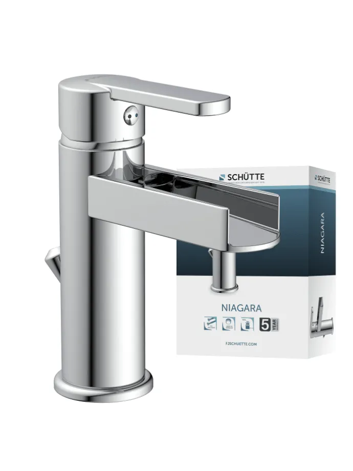 NIAGARA Waschtischarmatur, Chrom, mit Schwallauslauf