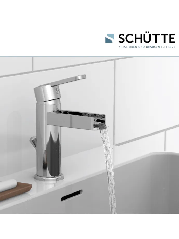 NIAGARA Waschtischarmatur, Chrom, mit Schwallauslauf