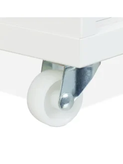 Nischenschrank in Weiß/ Natur - (B)17 x (H)79 x (T)75 cm