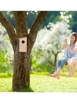 Nistkasten in Natur - (B)15 x (H)25,5 x (T)16 cm