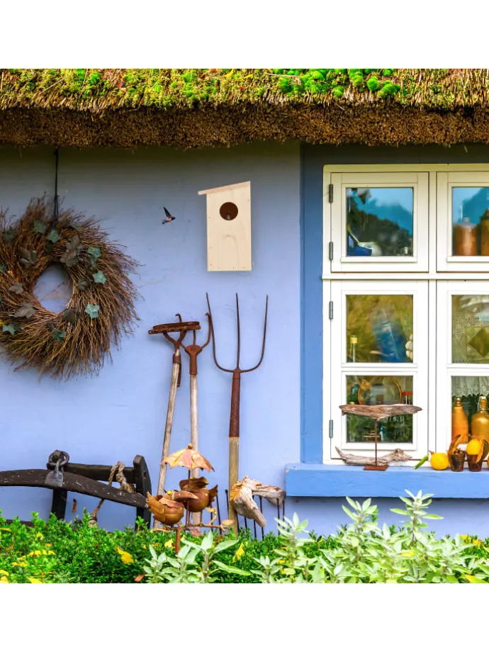 Nistkasten in Natur - (B)15 x (H)25,5 x (T)16 cm