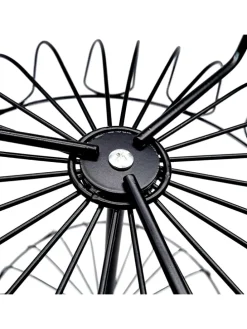 Obstkorb Etagere in Schwarz - 2 Etagen