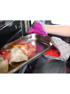 Ofenhandschuh in Grau