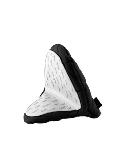 Ofenhandschuh in Schwarz/ Weiß