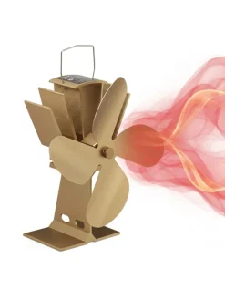 Ofenventilator in Bronze