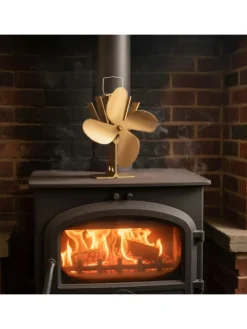 Ofenventilator in Bronze