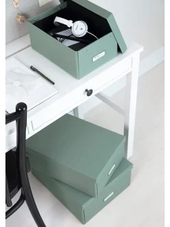 Ordnungsbox in Grün - (B)22,5 x (H)13,5 x (T)31,5 cm