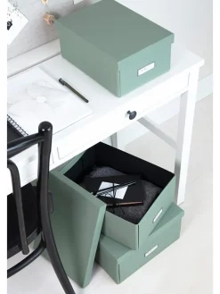 Ordnungsbox in Grün - (B)22,5 x (H)13,5 x (T)31,5 cm