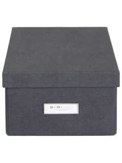 Ordnungsbox in Schwarz - (B)22,5 x (H)13,5 x (T)31,5 cm