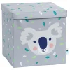 Ordnungsbox "Koala" in Grau - (B)33 x (H)33 x (T)33 cm