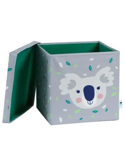 Ordnungsbox "Koala" in Grau - (B)33 x (H)33 x (T)33 cm
