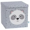 Ordnungsbox "Panda" in Grau - (B)33 x (H)33 x (T)33 cm
