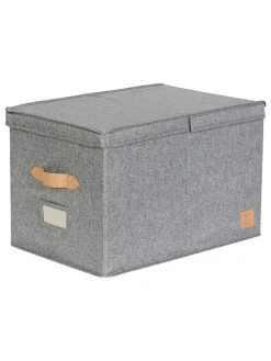 Ordnungsbox "Premium" in Grau - (B)33 x (H)50 x (T)32 cm