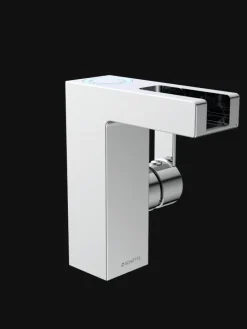 ORINOCO LED Waschtischarmatur, Chrom, mit Schwallauslauf