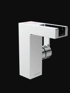 ORINOCO LED Waschtischarmatur, Chrom, mit Schwallauslauf