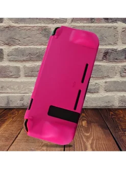 Orzly Schutzhülle aus stoßfestem TPU kompatibel mit Nintendo in Pink