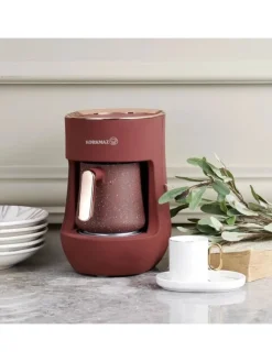 Otantik Kaffeemaschine 700W ideal für türkischen Kaffee & heiße Milch in Rosa